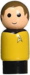 Bif Bang Pow! Star Trek The Original Series Captain James T. Kirk Pin Mate Wooden Figure