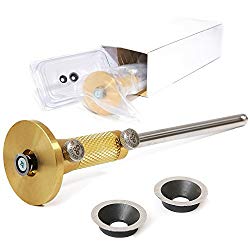 clarke brothers Wheel Marking Gauge Woodworking Set with 2 Extra Cutter Wheels, Micro Adjust Feature, Solid Brass Metal wmg 7''