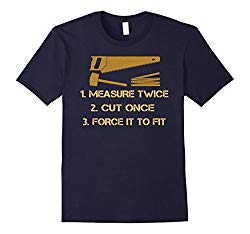 Mens Vintage Carpenter T-Shirt | Funny Gift For A Woodworker Medium Navy