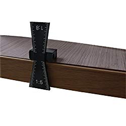 iFJF Dovetail Marker Dovetail Marking Jig saddle Marker - Billet Aluminum for up to 1 Inch Wood -Hand Cut Wood Joints Gauge Dovetail Guide Tool - 415-9307