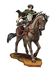 Banpresto 6.5" Attack on Titan: Levi Ichiban Kuji -Hekigai Chousa Megata Hobaku Sakusen- Equestrian Figure