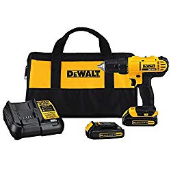 Dewalt DCD771C2 20V MAX Cordless Lithium-Ion 1/2 inch Compact Drill Driver Kit