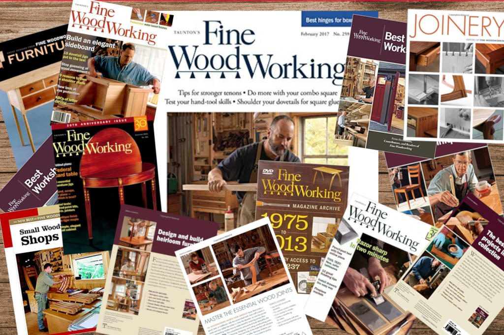 Revista Fine Woodworking (y Libros)