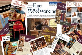 Revista y Libros de "Fine Woodworking"