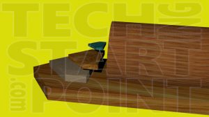 Cómo hacer la locomotora de madera - Apartapiedras con triangulos escalonados