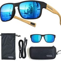 rectangle Polarized fishing Sunglasses for Men Women Running Hunting Golfing Cycling Hiking Outdoor