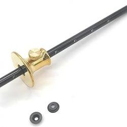 Taytools 467603 - Calibrador de marcado de rueda con cabeza de latón mecanizado macizo, 2 cortadores extra de alta velocidad, haz endurecido de 0.310 pulgadas de diámetro, 8 pulgadas, fácil lectura