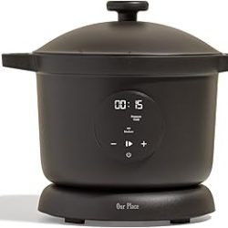 Our Place Dream Cooker | Multicooker de 6 cuartos | 4 modos versátiles | Cocina a presión, cocción lenta, sear y saltear, mantener el calor | Liberación de vapor manos libres | Panel de control
