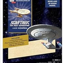 IncrediBuilds: Star Trek The Next Generation: U.S.S. Enterprise Book and 3D Wood Model