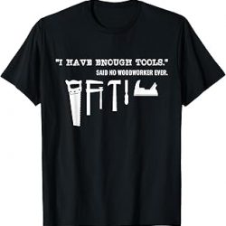 I Have Enough Herramientas: Funny Woodworking Lover playera, mujer L, Verde oliva