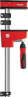 BESSEY KRE3531, abrazadera paralela de 31 pulgadas, serie K Body REVO - Fuerza de sujeción nominal de 1700 libras, esparcidor y accesorios para carpintería - Abrazaderas y herramientas para