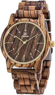 Reloj de madera para hombre, reloj de madera hecho a mano, minimalista, ligero, para hombre y mujer, relojes para mujeres y hombres