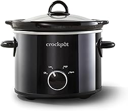 Crock Pot. Olla de cocción lenta manual, Negro