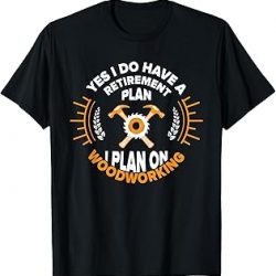 Playera de carpintero para carpintero de jubilación