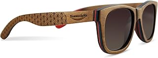 Anteojos de sol de madera de arce, lentes 100 % polarizadas, hechos a mano