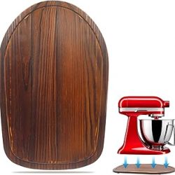 Mezclador deslizante compatible con Kitchen Aid Bowl Lift 4 .5-5 cuartos de galón de madera de pino - Mover de almacenamiento de encimera de cocina, organizador deslizante para Kitchen Aid 4.5-5