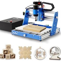 3018 500W CNC Router Machine Toda la estructura metálica 3 Aixs Máquina de grabado CNC con botón de parada de emergencia e interruptores de límite para madera acrílico MDF tallado de nylon,