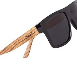Woodies, lentes de sol de madera, con lentes polarizados, estilo aviador