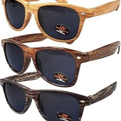 USA Merchant | Gafas de sol para hombres, mujeres y niños, paquete de 3 lentes tintadas con protección UVA y UVB