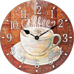 La Crosse Clock 404-2631C-INT Reloj de pared analógico de cuarzo redondo de 12 pulgadas