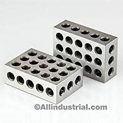 BL-123 Pair of 1" x 2" x 3" Precision Steel 1-2-3 Blocks