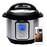 Instant Pot Smart WiFi 6 Quart Electric Pressure Cooker, Silver