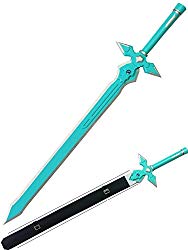 Ace Cosplay Sword Art Online Kirito Kazuto Kirito Light Emerald - Dark Repulser Medium Carbon Wooden Sword
