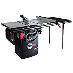 SawStop PCS31230-TGP236 3-HP Professional Cabinet Saw Assembly with 36-Inch Professional T-Glide Fence System, Rails and Extension Table