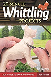 20-Minute Whittling Projects: Fun Things to Carve from Wood (Fox Chapel Publishing) Step-by-Step Instructions & Photos to Whittle Expressive Figures; Wizards, Gargoyles, Dogs, & More for Gift-Giving