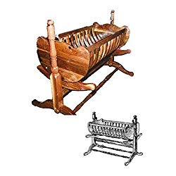 Woodworking Project Paper Plan to Build French Colonial Baby Cradle