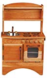 Camden Rose A Simple Hearth (Child's Cherry Wood Play Kitchen with Hutch)