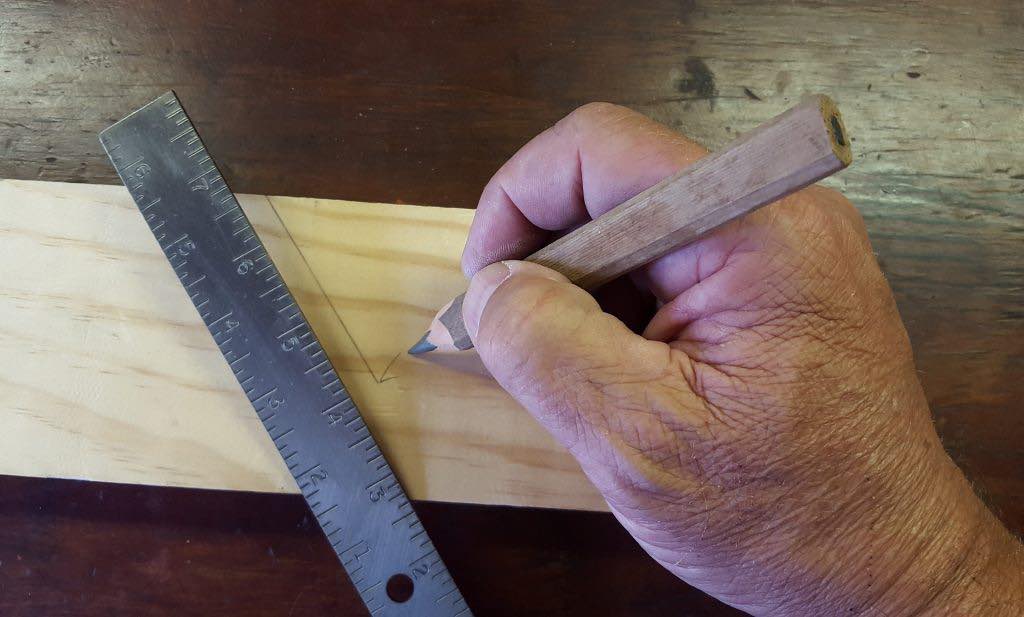 Marking Knife Woodworking Marking Knife Thin Blade Dual Double Bevel  Striking Knife Hardened Mn-V Steel Heat Treated Striking Marking Knife (2  Pieces)