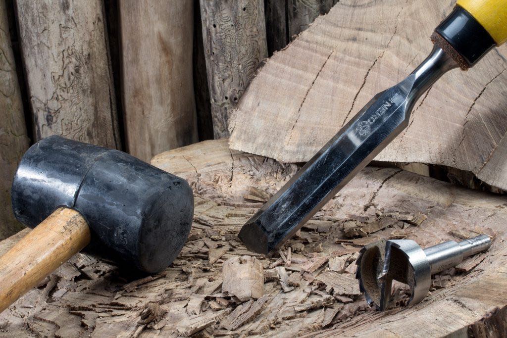 WAYCOM 24PCS Wood Knife Kit Set Wood Carving Kit,Professional Chisel Set,  including Small, Middle, Large size (24PCS)
