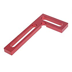 Misright 100mm L-Square Woodworking Tools Right Angle Precision Measuring Ruler Mini Clamping Squar