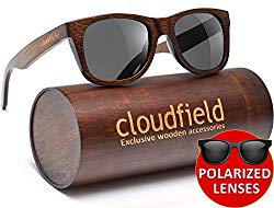 Wood Sunglasses Polarized for Men and Women - Bamboo Wooden Wayfarer