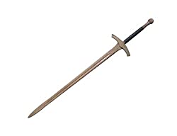 DevilFish Medieval Wooden Sword with Black Handle 45"