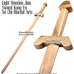 35 1/2" Wooden Tai Chi sword