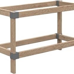 Heavyweight 2' x 4' Do-It-Yourself Workbench Kit,Gray