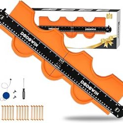 Connectable Contour Gauge 20inch, Gifts for Men Dad Husband Him, Super Gauge Outline Shape Tool, Birthday anniversary Boyfriend Gifts Ideas, Woodworking Tools